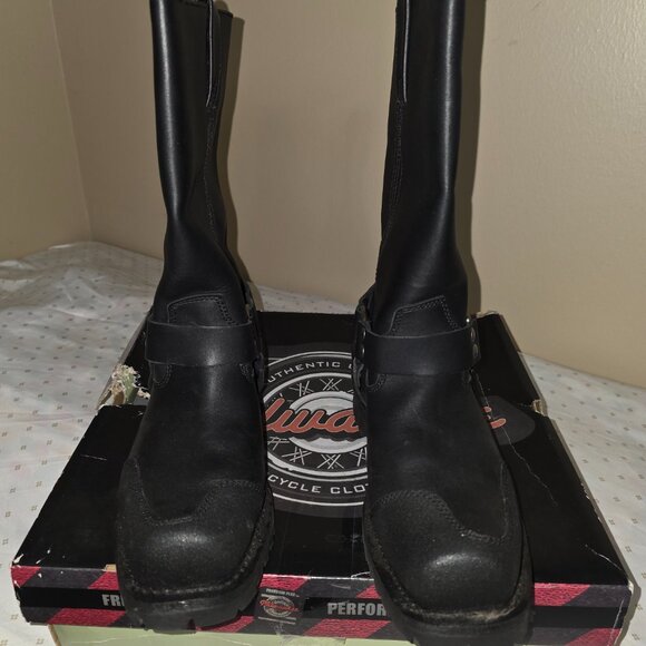 Milwaukee Motorcycle Clothing Co. Men’s Drag Harness Boots – Size 9.5D Brand New - Picture 5 of 6